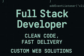 build full stack web apps using node, PHP, mysql, and mongodb