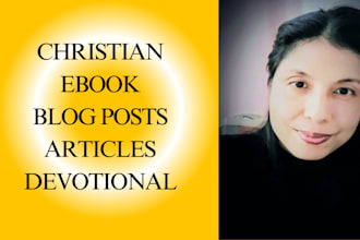 ghostwrite your christian ebook