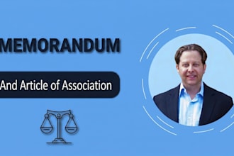 write memorandum and articles of association of your company