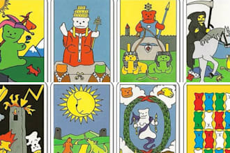design card game tarot card playing card board game game UI