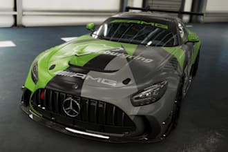 build realistic sport car,racing car, assetto corsa,simulation car, body kit stl