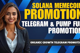 telegram promotion presale solana memecoin mass dm pump fun liquidity bcp token