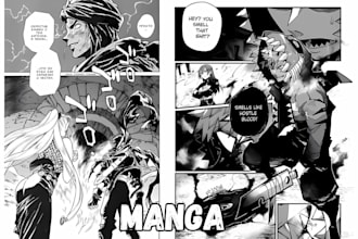 draw anime manga page comic strip manga panel manga storyboard comic book artist