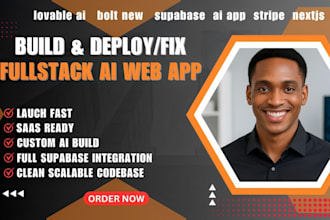 build lovable ai bolt new supabase web app replit ai app v0 nextjs stripe mvp