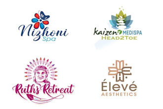 do fashion cosmetics beauty skincare line spa logo