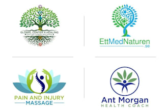 make spa yoga health and wellness or holistic logo