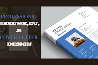 design professional resume cv cover letter template