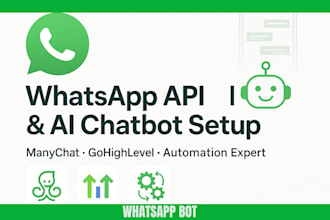 setup whatsapp business api whatsapp ai chatbot whatsapp chatbot manychat ghl