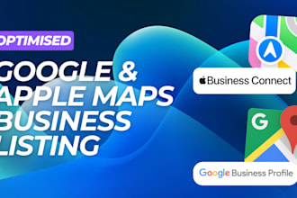 list your business on google maps and apple maps