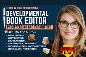 be developmental book editor ebook ghostwriter book formatting book proofreading