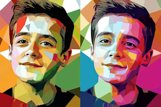 make your photos into beautiful wpap pop art
