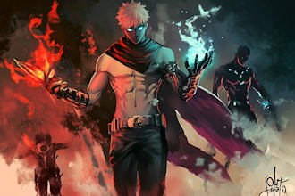 make you as superhero or other fictional character
