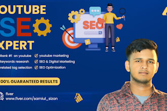 be your expert youtube SEO specialist and channel growth manager
