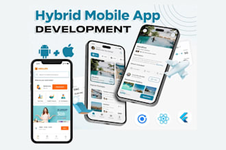 do android and ios mobile app development using react native