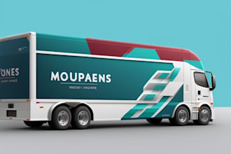 design vehicle wrap, van, truck trailer, or sport car