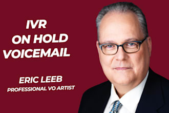 record IVR and phone messages in an american male voice