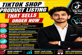 list your products on tiktok shop and upload products