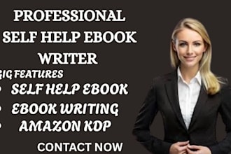 self help ebook amazon kdp and ebook ghostwriter