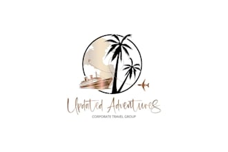 design a modern, professional logo for your travel or trip agency
