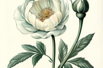 do botanical illustrations of flowers, plants and fruits