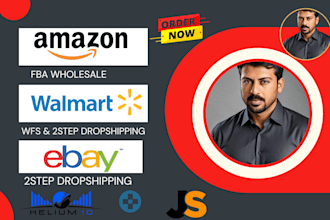 your expert amazon fba wholesale,ebay ds walmart wfs virtual assistant