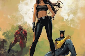 do comic manga book illustration