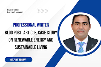 write blog post, article, case study on renewable energy and sustainable living