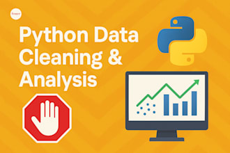 do excel or CSV data cleaning and analysis using python