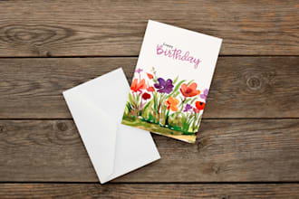 create greeting, visiting, wedding cards, posters, flyers