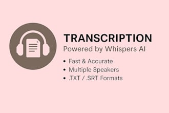 accurately transcribe audio or video to text