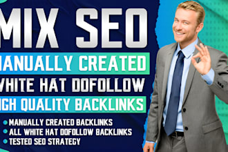 mix SEO backlinks rank your website google 1st page