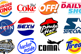 make custom parody logo for your brand