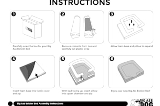 design instruction manual, product manual, and step by step instructions