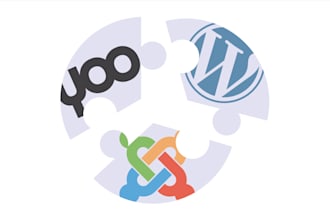 design responsive websites using yootheme pro, joomla or wordpress
