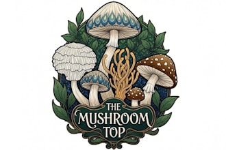 design wonderful mushroom logo for your business