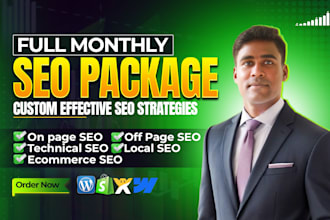 do monthly on page, off page SEO, manual link building high da dofollow backlink
