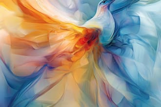 create a  abstract art illustration