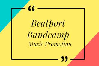 skyrocket your beatport music promotion, bandcamp music via playlist curators