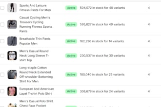 uploads wining products on shopify and design your store free