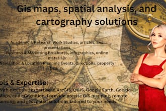 do high quality gis maps, spatial analysis, and cartography solutions