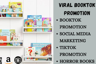viral booktok promotion, amazon horror books, tiktok book promotion