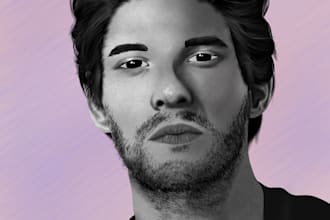 draw digital illustrations of people