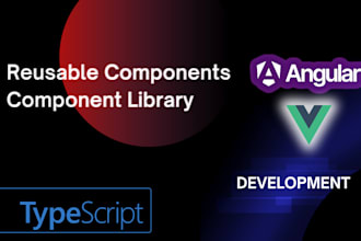 build reusable angular or vue or web components