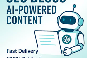 write SEO blog posts or articles using chatgpt ai