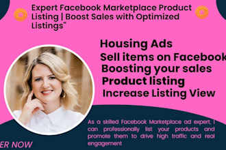 do facebook marketplace product listing boost sales