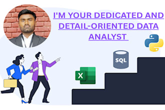 be your data analyst and using excel,powerbi,sql
