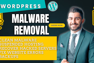 do wordpress malware removal, security, fix hacked website, speed optimization