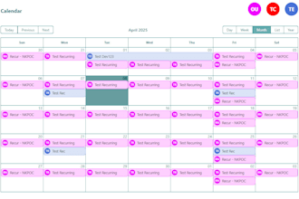 build a custom calendar app like microsoft teams