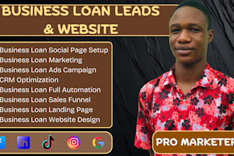 generate exclusive business loan leads, mca leads, mortgage leads, loan leads