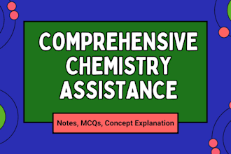 create customized chemistry study guides and concept explanations